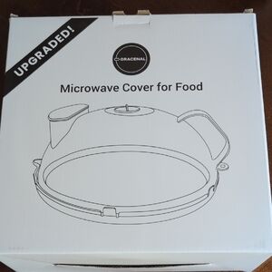 Grace White Microwave Cover for Food